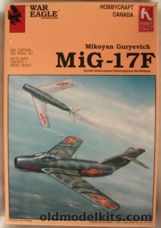 Hobby Craft 1/48 Mikoyan Gurevich Mig-17F - North Vietnamese or Indonesian Air Forces, HC-1593 plastic model kit